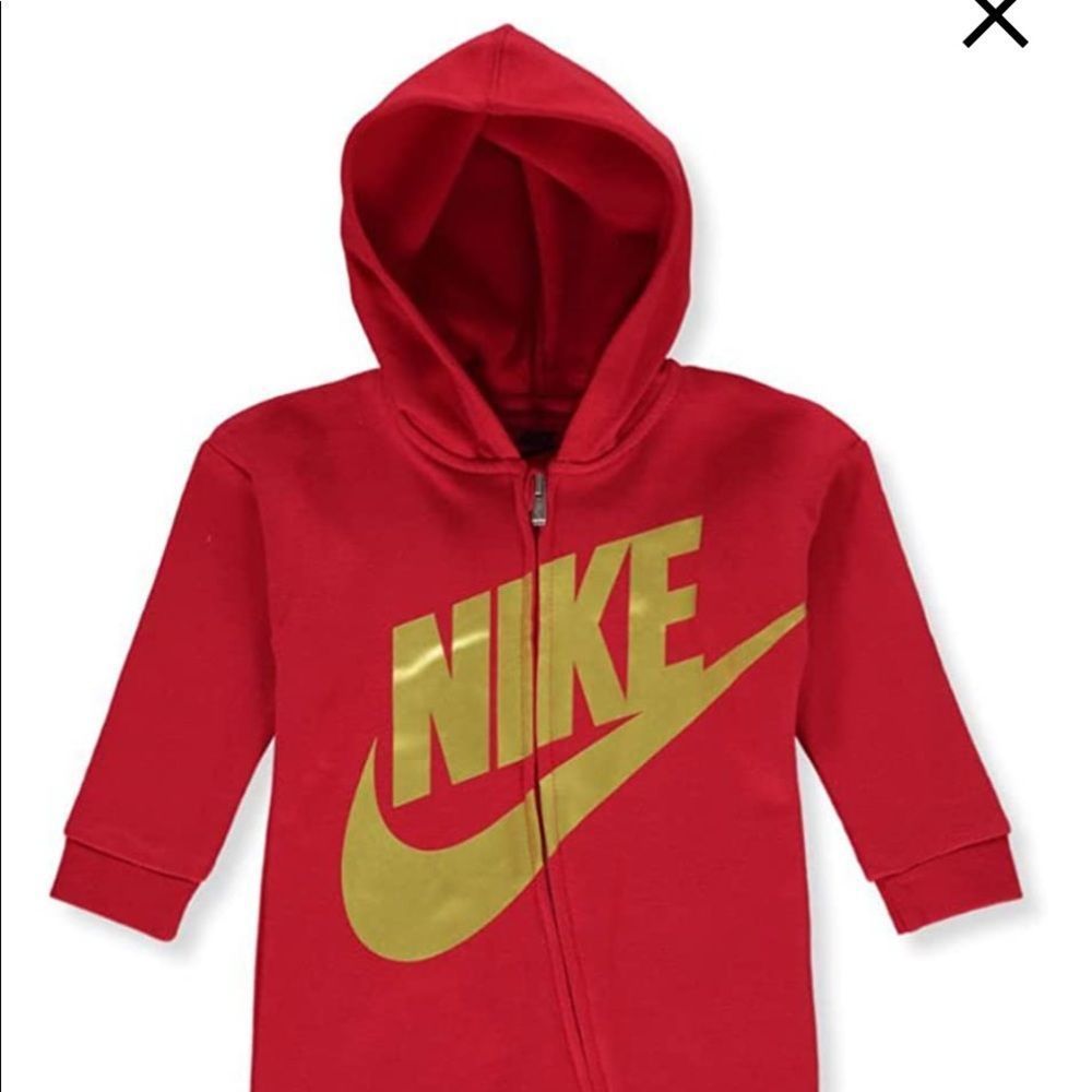 Nike Baby Boys' Foil Logo Hooded Pram Suits